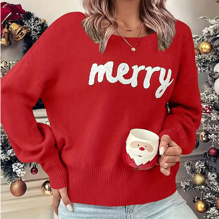 Greta | Christmas Sweaters Oversized Crewneck Womens