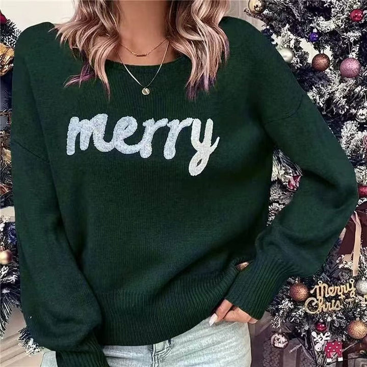 Greta | Christmas Sweaters Oversized Crewneck Womens