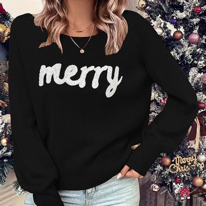 Greta | Christmas Sweaters Oversized Crewneck Womens