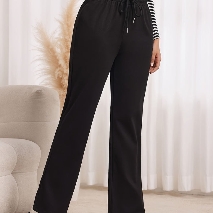 Eve | Womens Wide Leg Drawstring Trousers