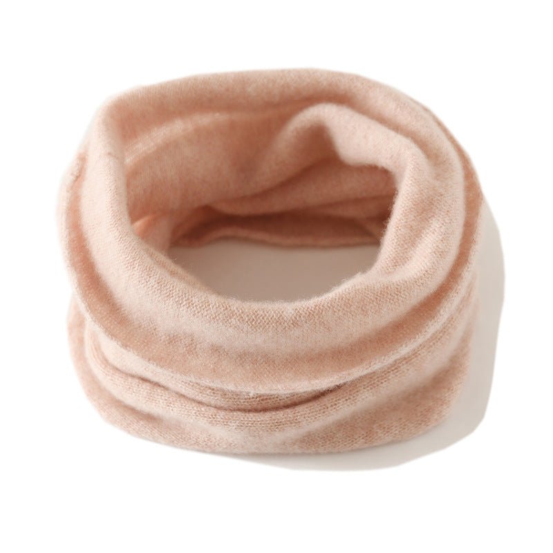 Womens knit snood loop scarf neck warmer, view 1