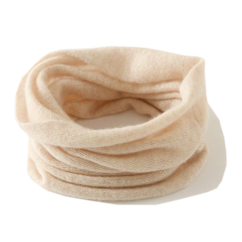 Womens knit snood loop scarf neck warmer, view 2