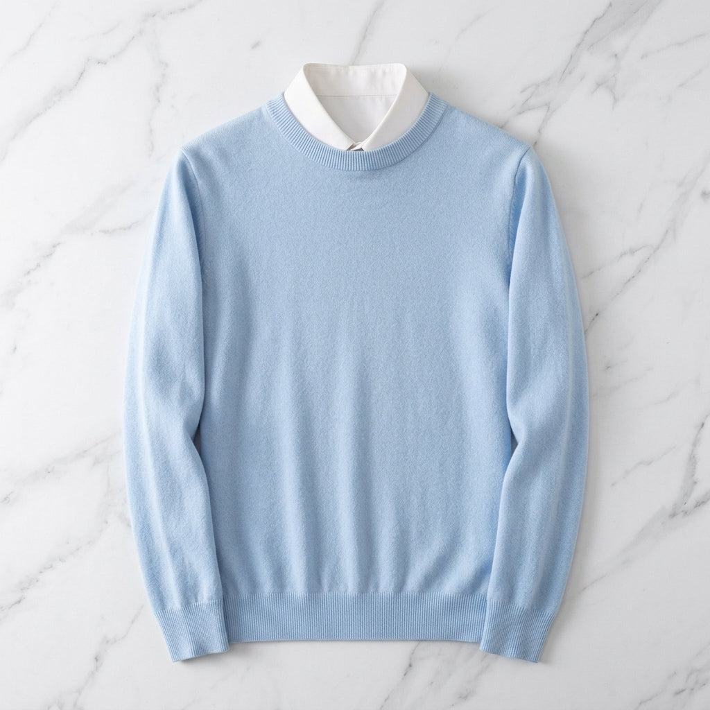Quinn | Lightweight Crewneck Knit Sweater