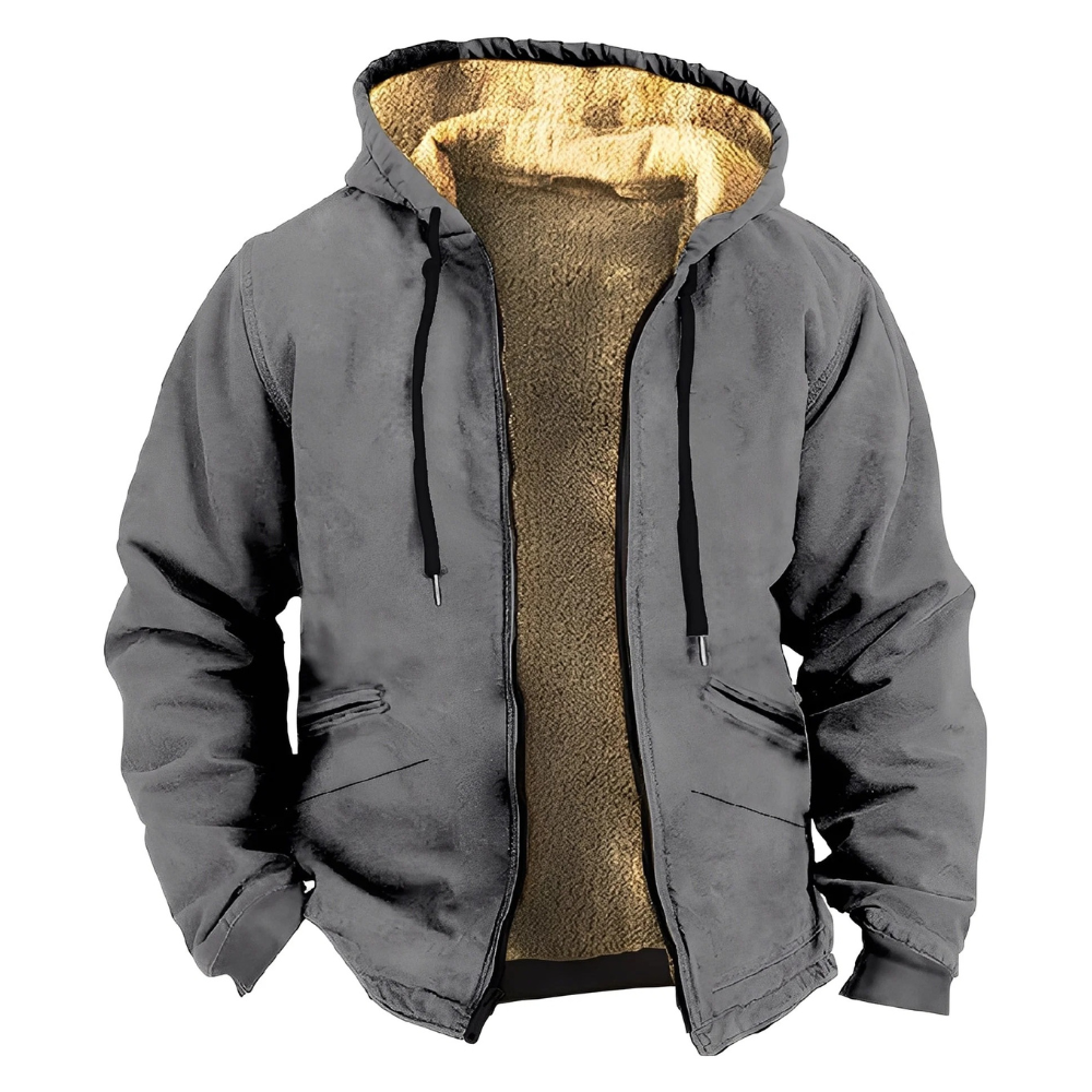 Frank | Mens Sherpa Lined Tribal Print Hoodie