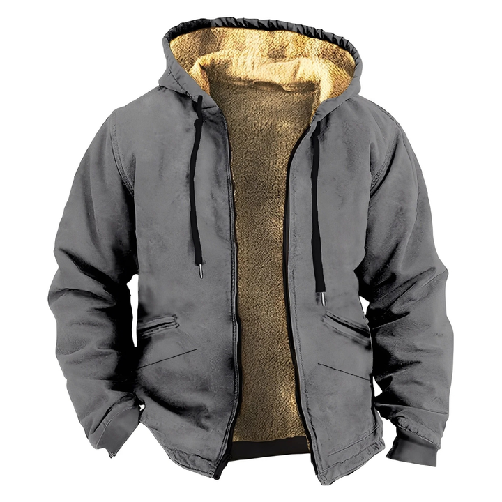 Frank | Mens Sherpa Lined Tribal Print Hoodie