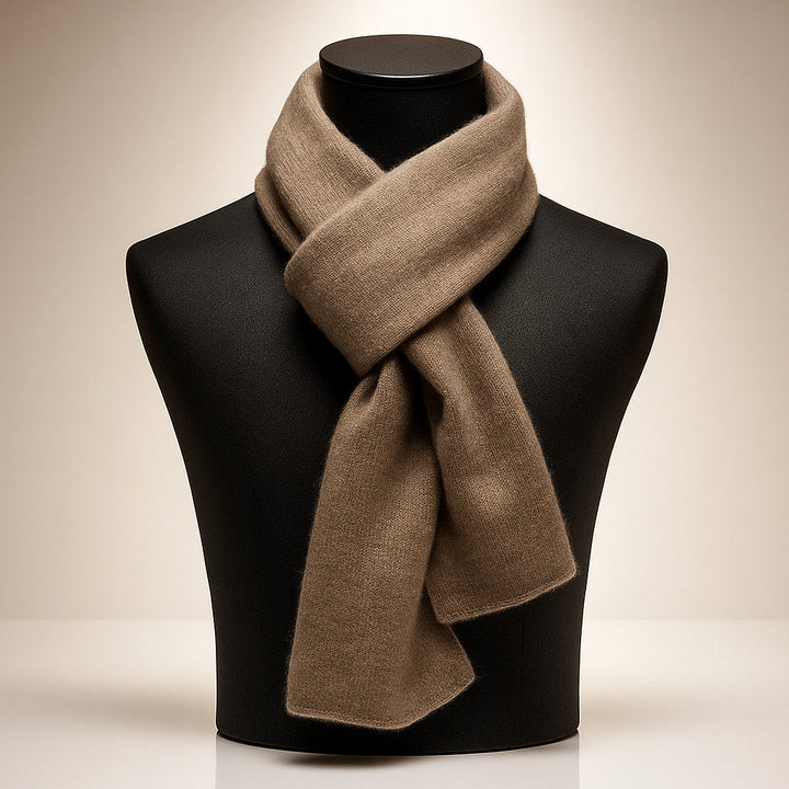 Ellis | Knitted Solid Texture Scarf Accessory