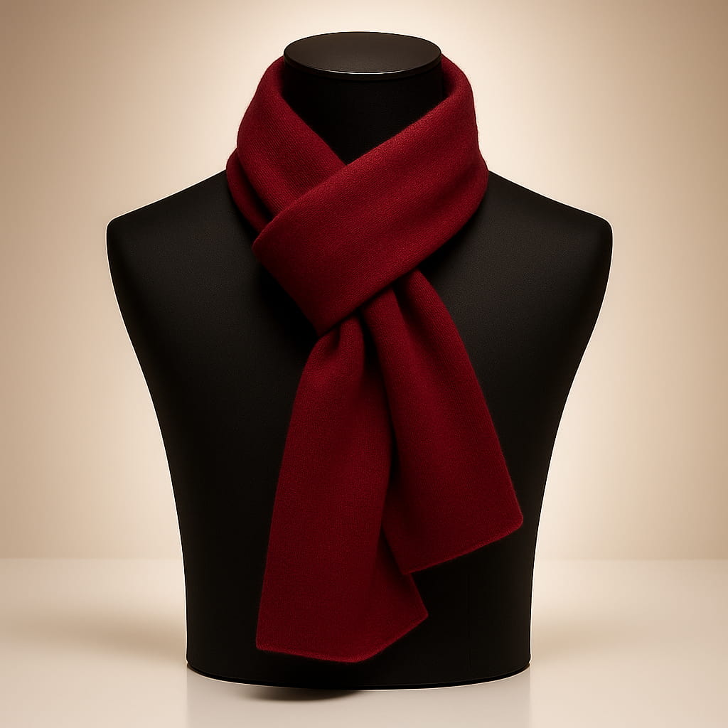 Ellis | Knitted Solid Texture Scarf Accessory