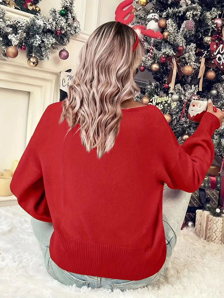 Greta | Christmas Sweaters Oversized Crewneck Womens