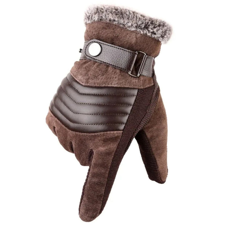 Emery | Suede Faux Fur Winter Gloves