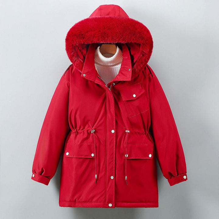 Fiona womens faux fur trim hooded parka