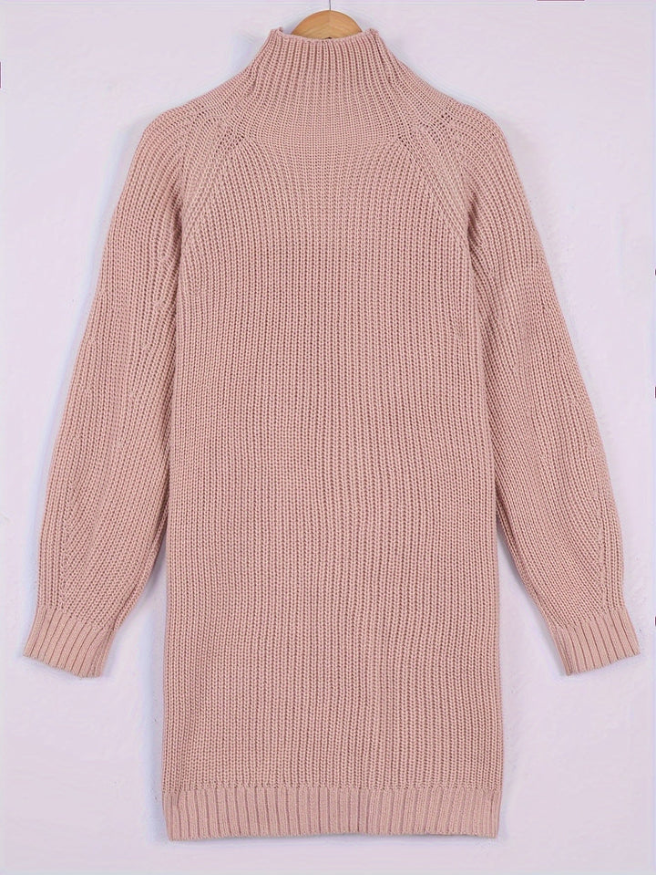 Kara | Oversized Turtleneck Sweater Dress Mini