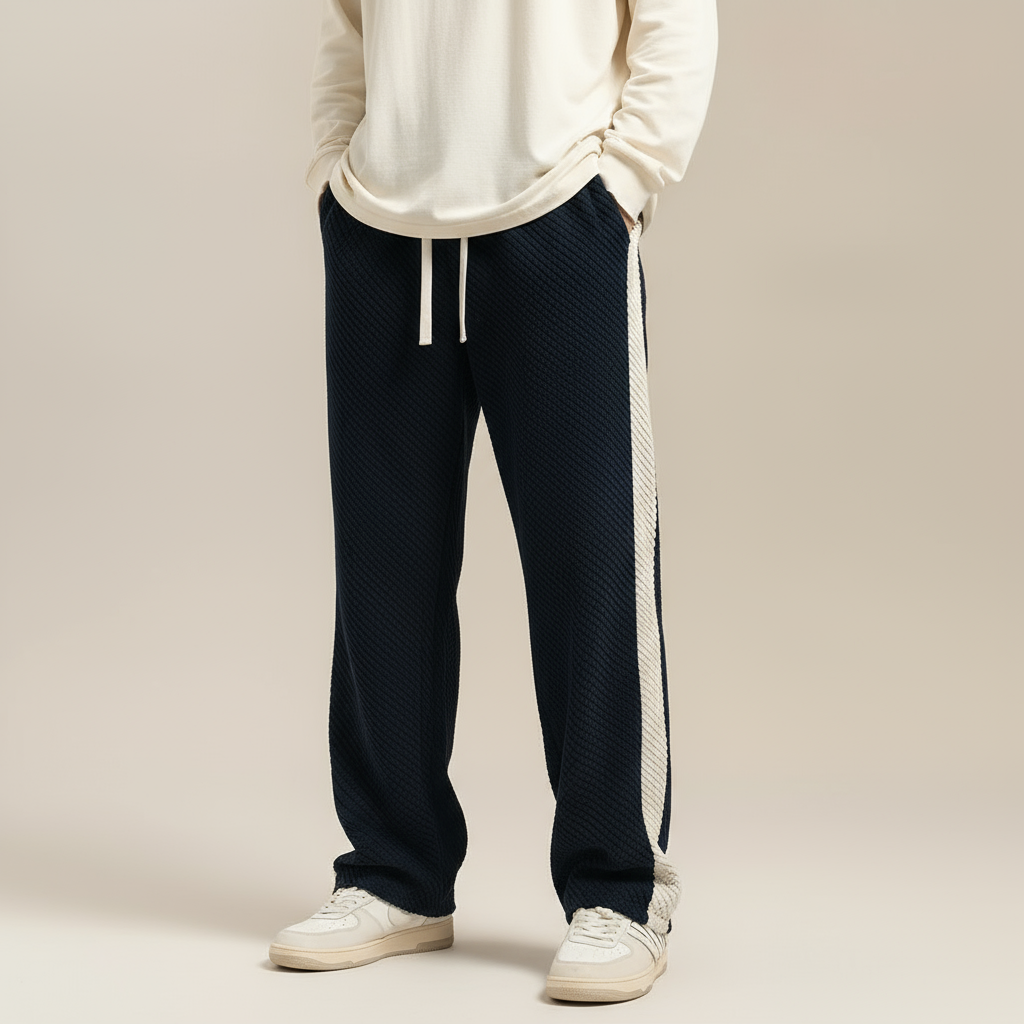 Reed | Mens Quilted Relaxed Fit Sweatpants