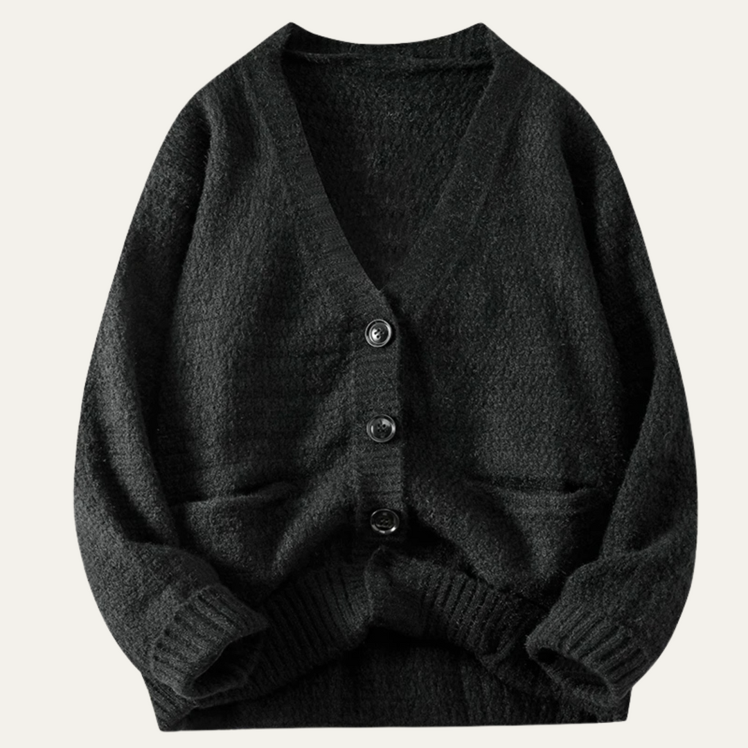 Phoenix | V-Neck Button Cardigan with Pockets
