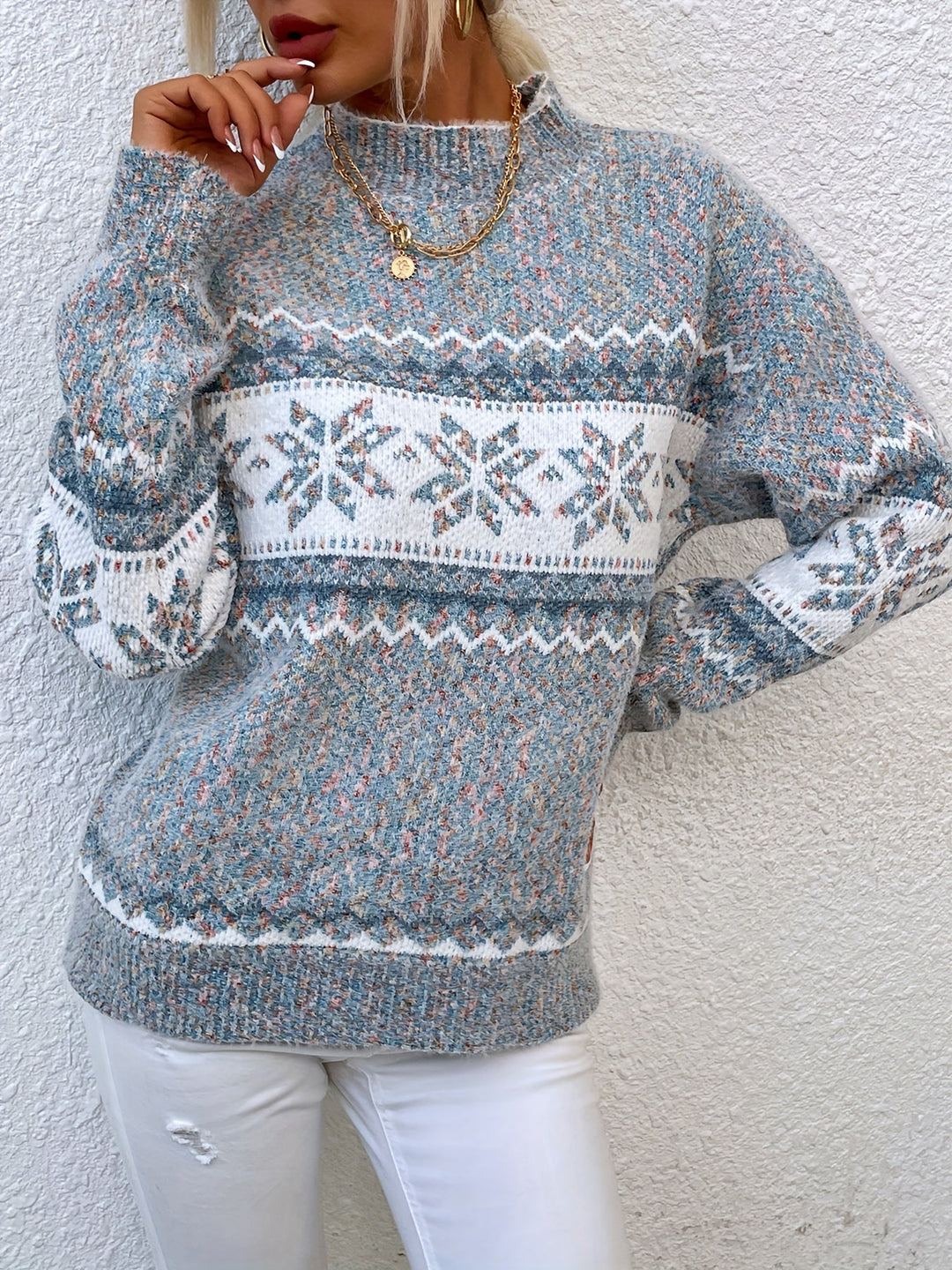 Ocean | Ribbed Crew-Neck Sweater – Casual &amp; Everyday