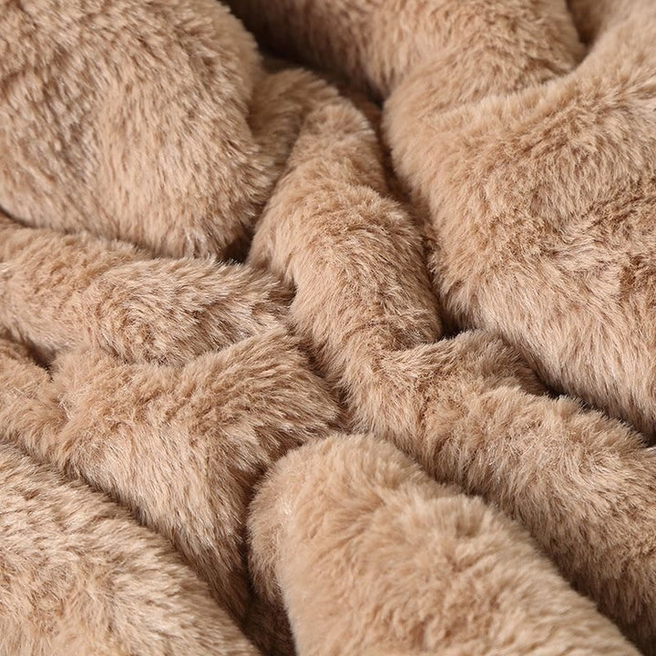 Fiona | Hooded Parka with Faux Fur Trim Zip