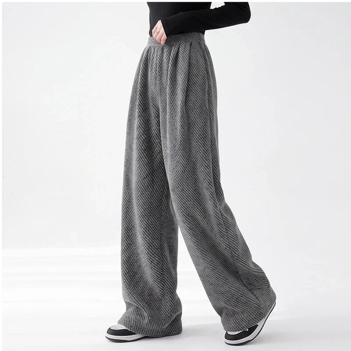Ruby womens herringbone wide leg sweatpants