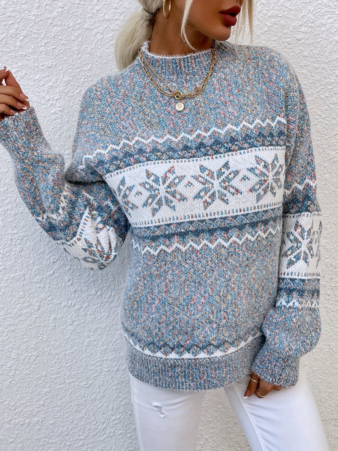 Ocean | Ribbed Crew-Neck Sweater – Casual &amp; Everyday