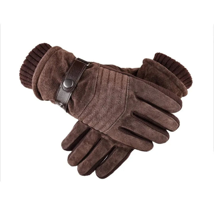 Emery | Suede Faux Fur Winter Gloves