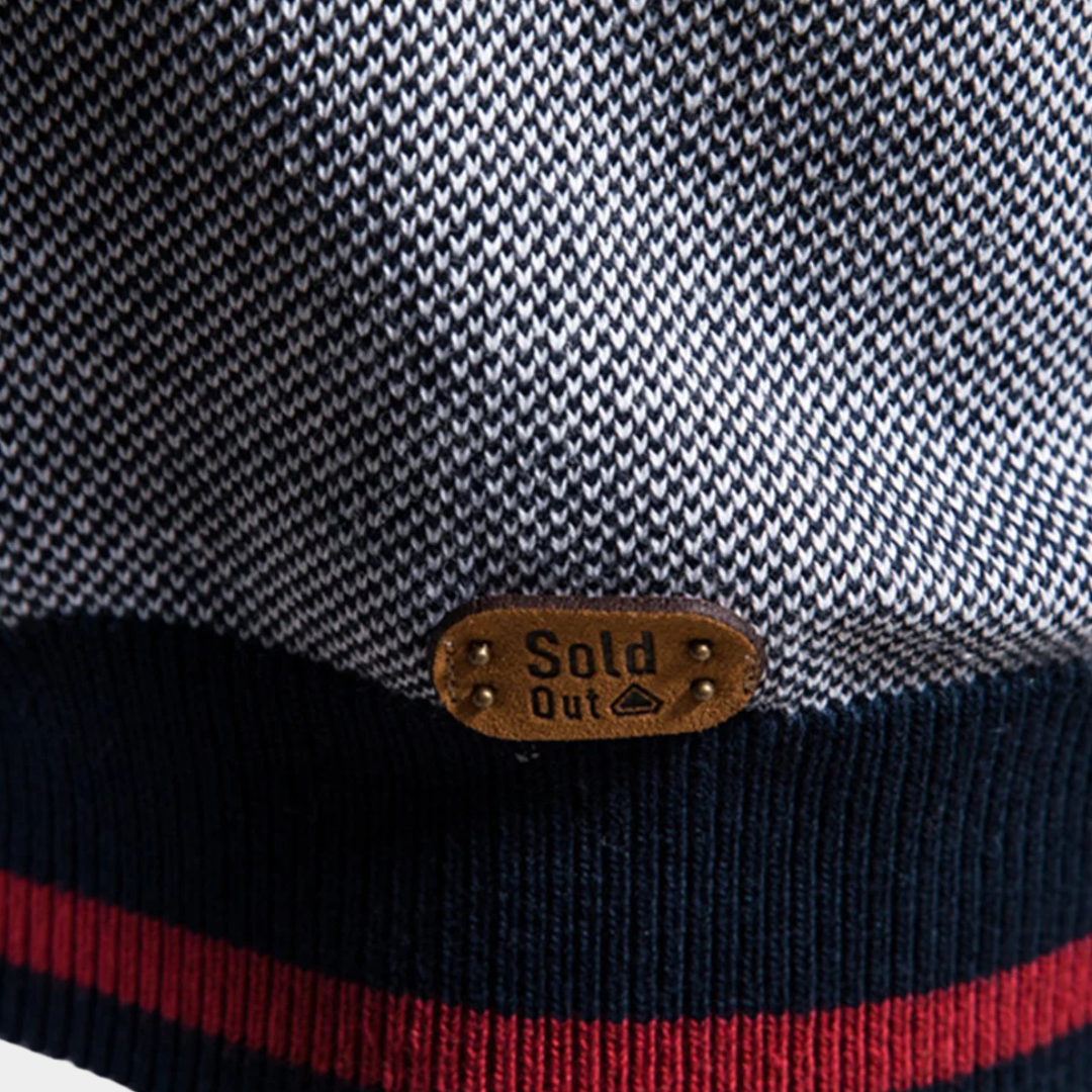 Miles | Mens Fitted Knitted Zip Cardigan