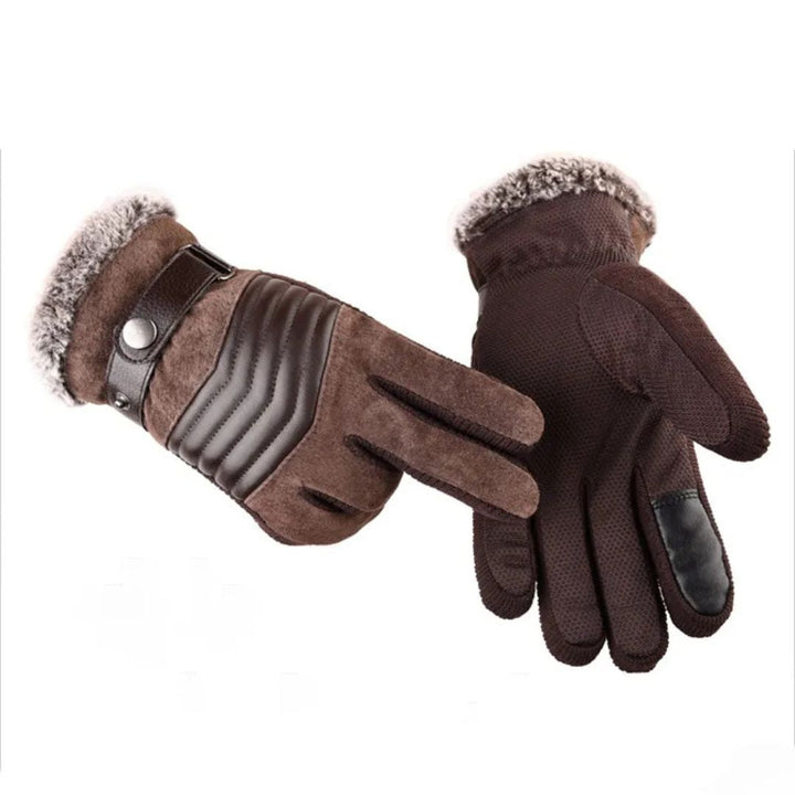 Emery | Suede Faux Fur Winter Gloves