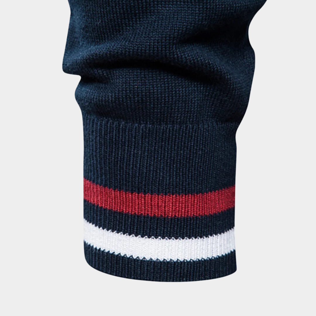 Miles | Mens Fitted Knitted Zip Cardigan