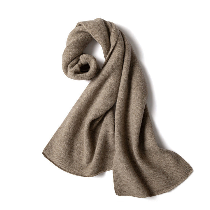 Ellis | Knitted Solid Texture Scarf Accessory
