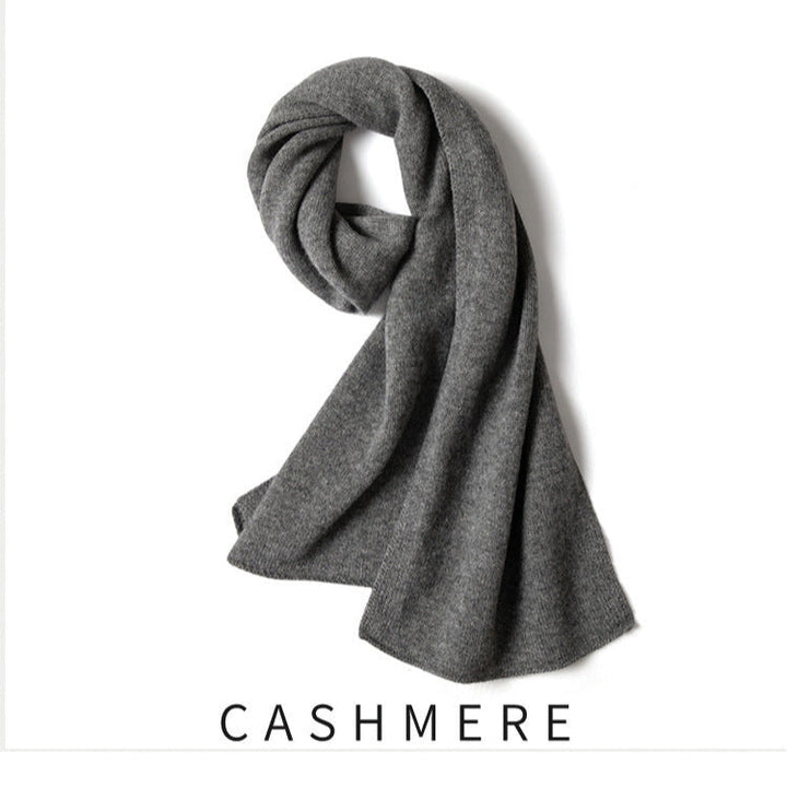 Ellis | Knitted Solid Texture Scarf Accessory