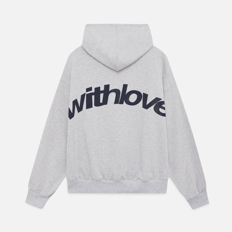 Rowan | Blue Oversized Cropped Pull-On Hoodie