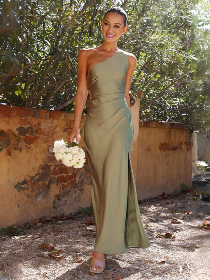 Aurelia | One Shoulder Slit Maxi Dress Women