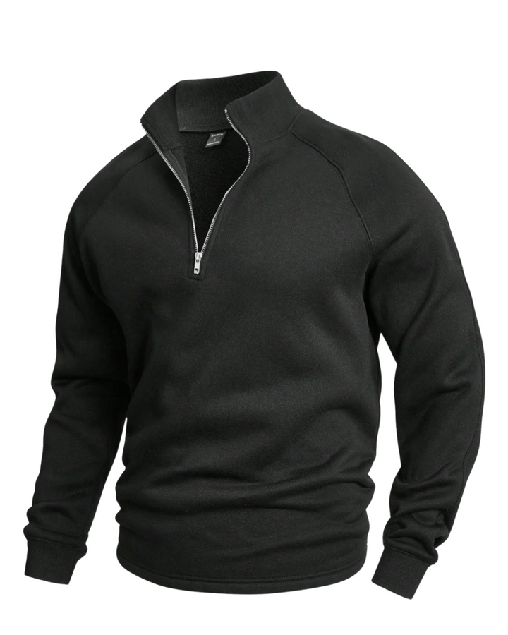 Taylor mens quarter zip fleece sweater