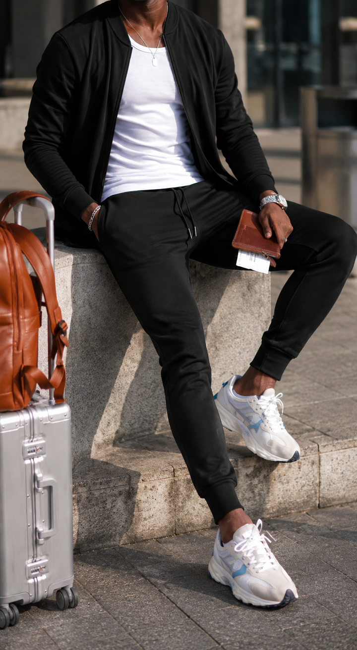 Rowan mens bomber jacket and joggers set