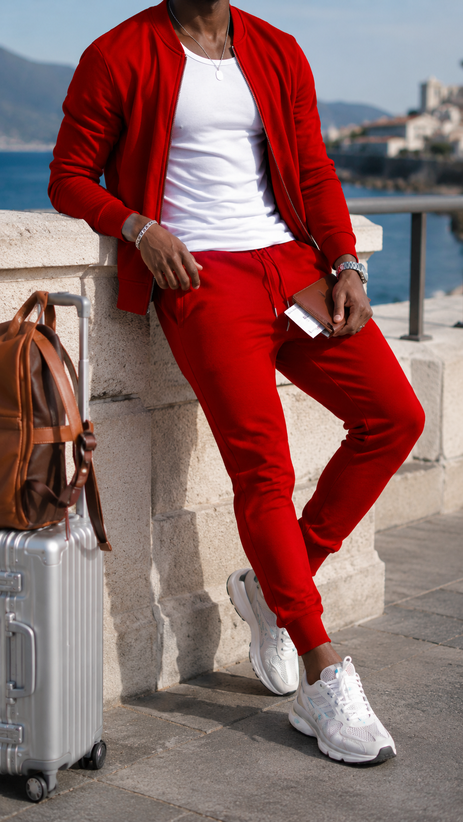 Rowan mens bomber jacket and joggers set