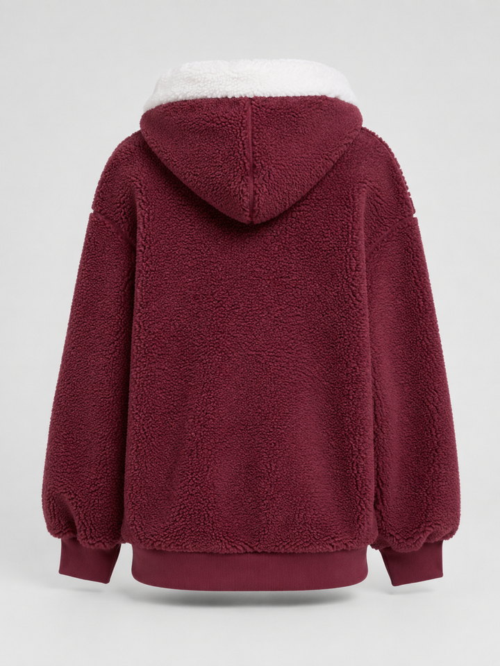 Willow | Womens Oversized Full-Zip Sherpa Hoodie