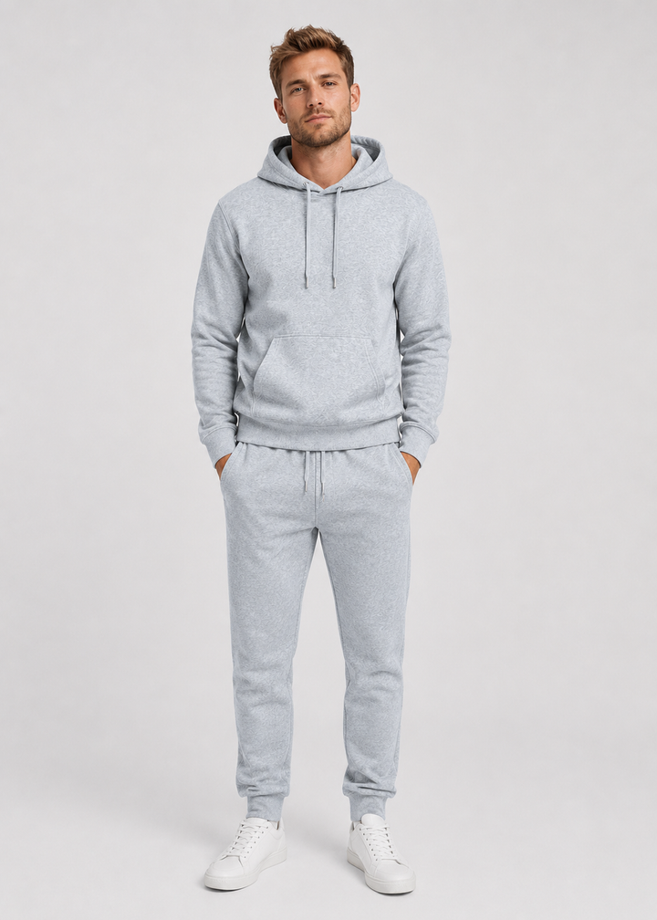 Mens hoodie and sweatpants tracksuit set