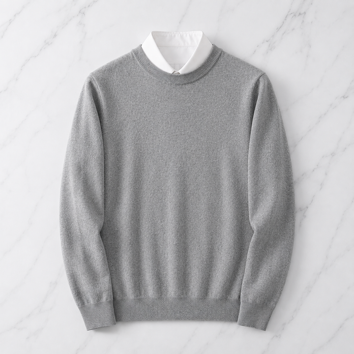 Nova | Lightweight Crewneck Knit Sweater Pull on Relaxed Fit