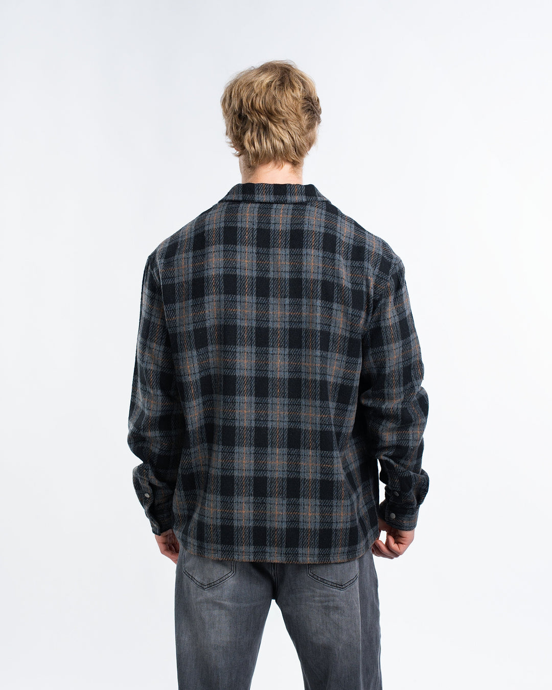 Lars | Mens Plaid Flannel Overshirt Jacket
