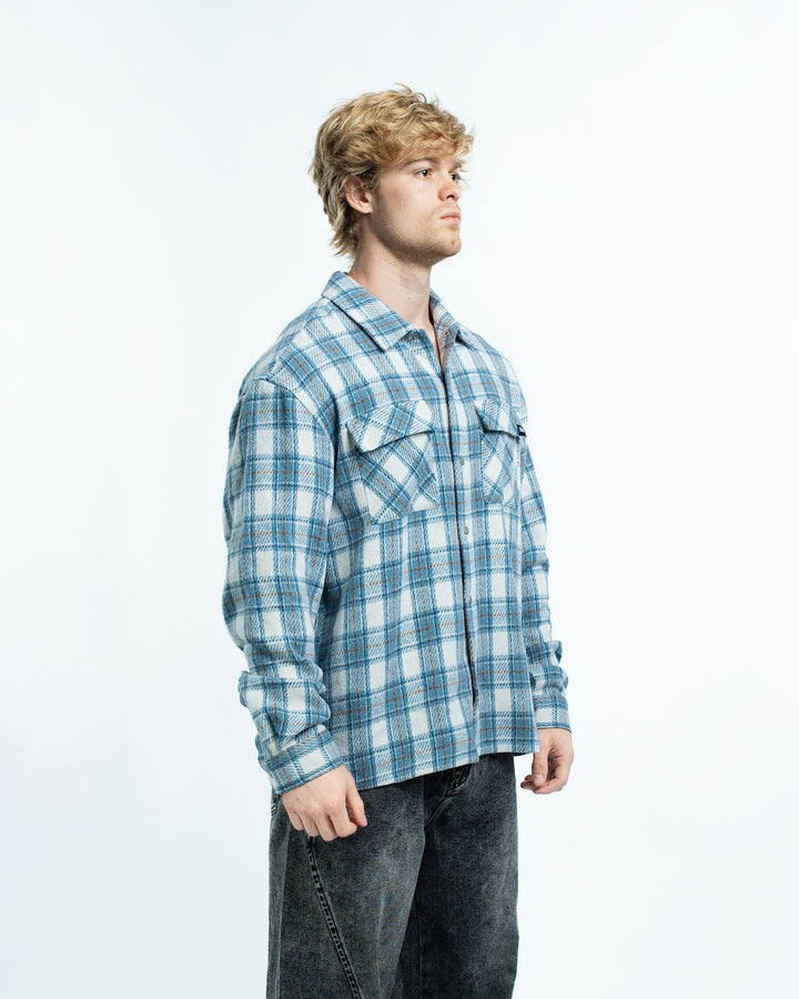 Lars | Mens Plaid Flannel Overshirt Jacket