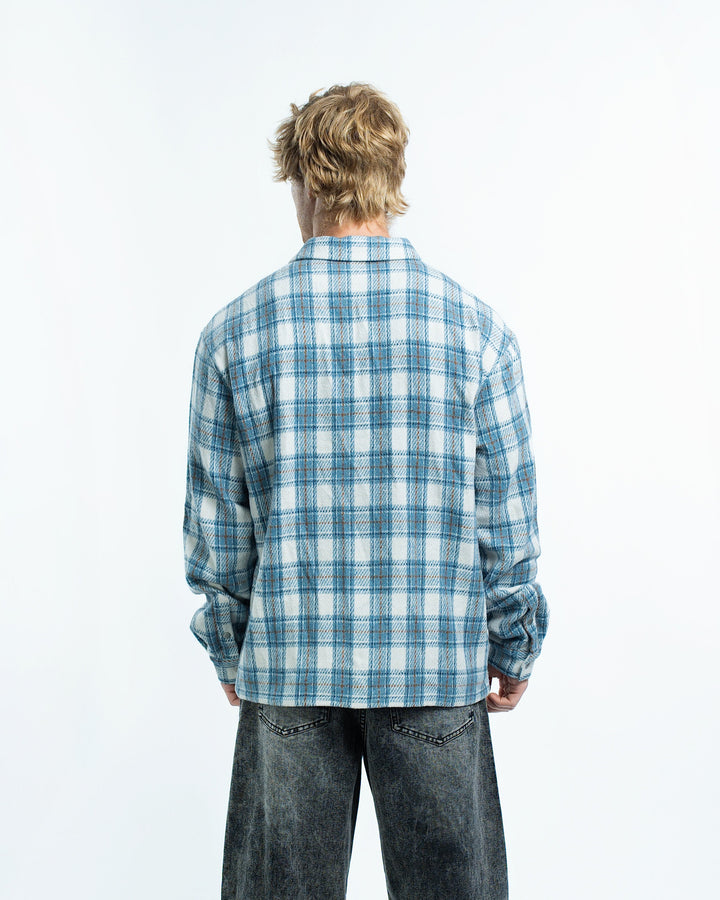 Lars | Mens Plaid Flannel Overshirt Jacket