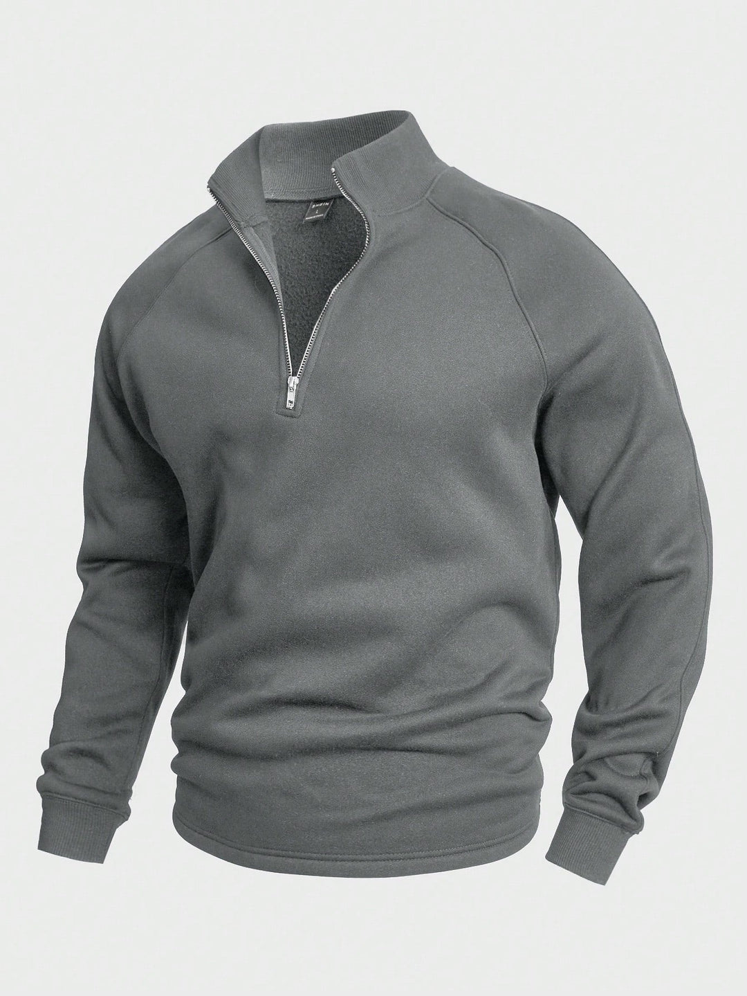 Taylor | Quarter Zip Fleece Relaxed Sweater Ribbed