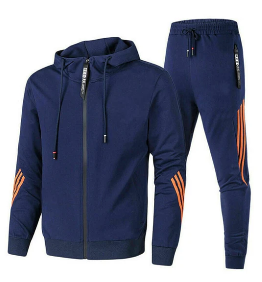 Wade | Tracksuits Men Hooded Zip Relaxed
