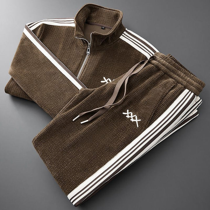 Oscar | Mens Corduroy Tracksuit Set Relaxed Full Zip