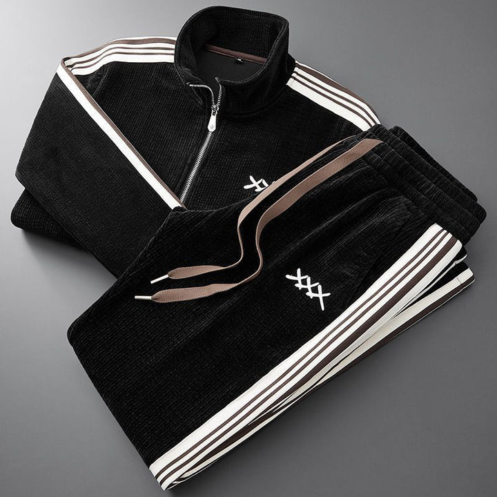 Oscar | Mens Corduroy Tracksuit Set Relaxed Full Zip
