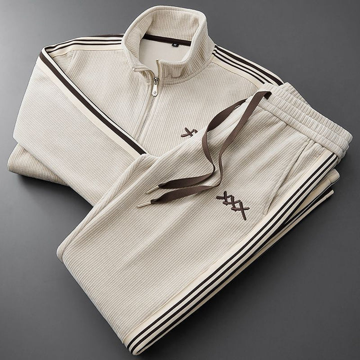 Oscar | Mens Corduroy Tracksuit Set Relaxed Full Zip