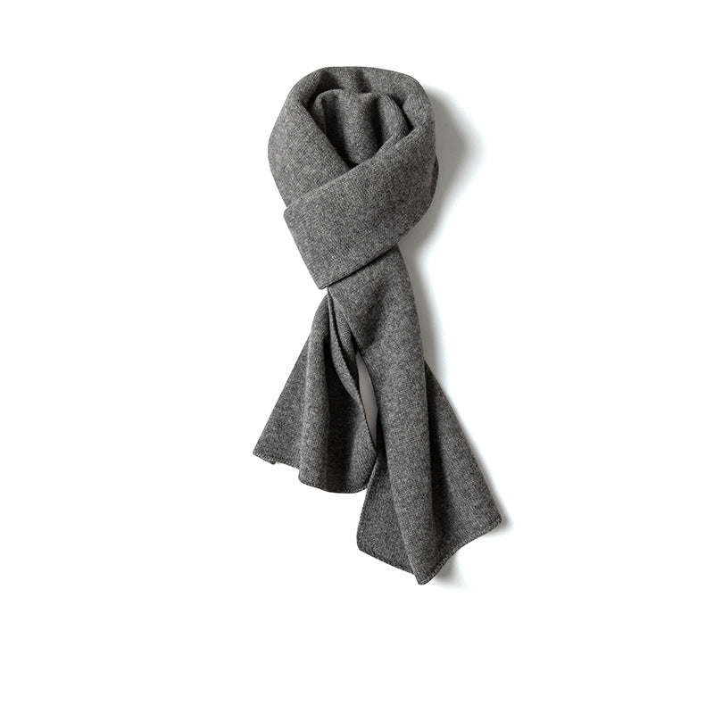 Ellis | Knitted Solid Texture Scarf Accessory