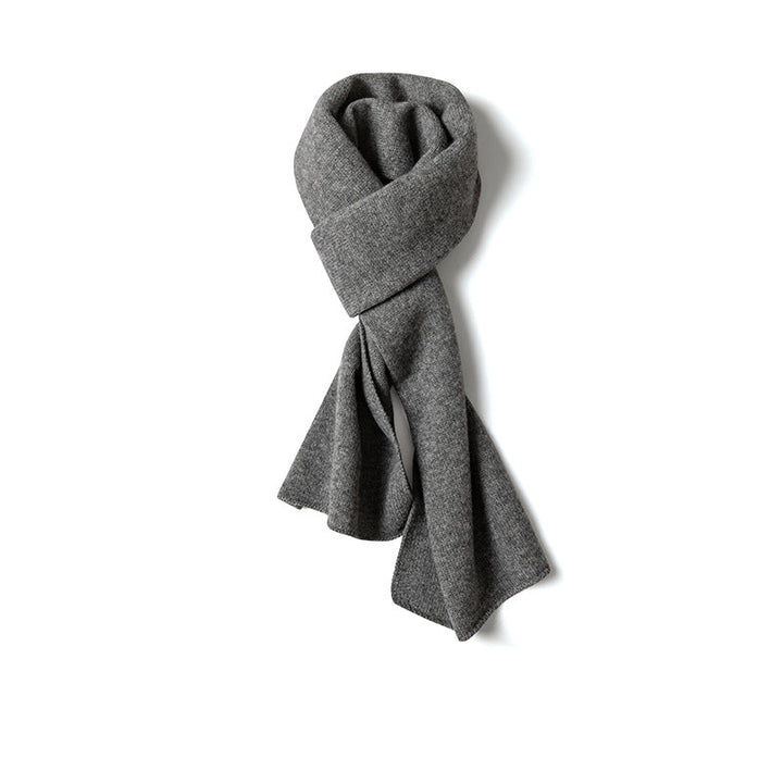 Ellis | Knitted Solid Texture Scarf Accessory