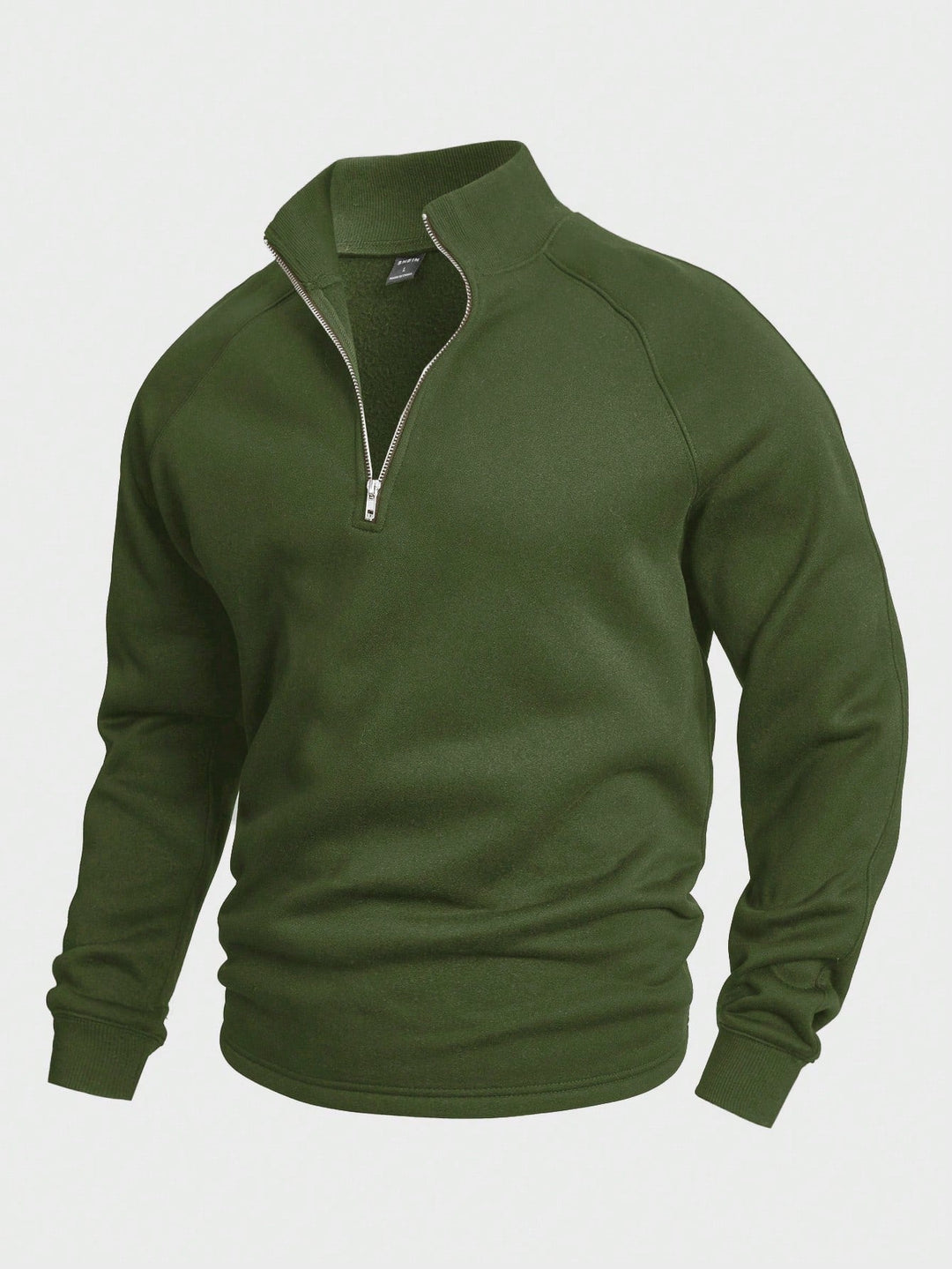 Taylor | Quarter Zip Fleece Relaxed Sweater Ribbed