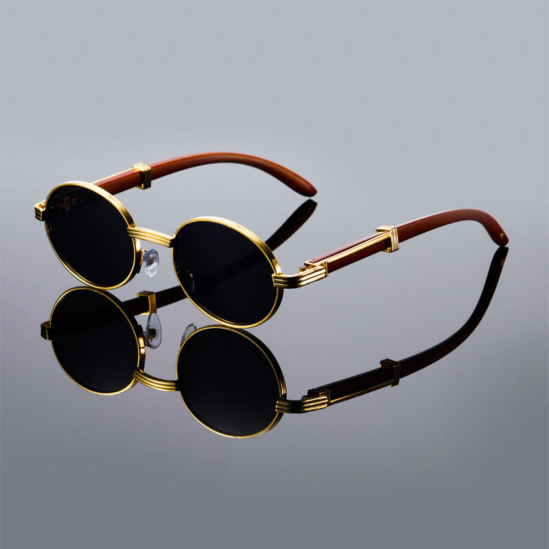 Nova | Round Metal Frame Sunglasses