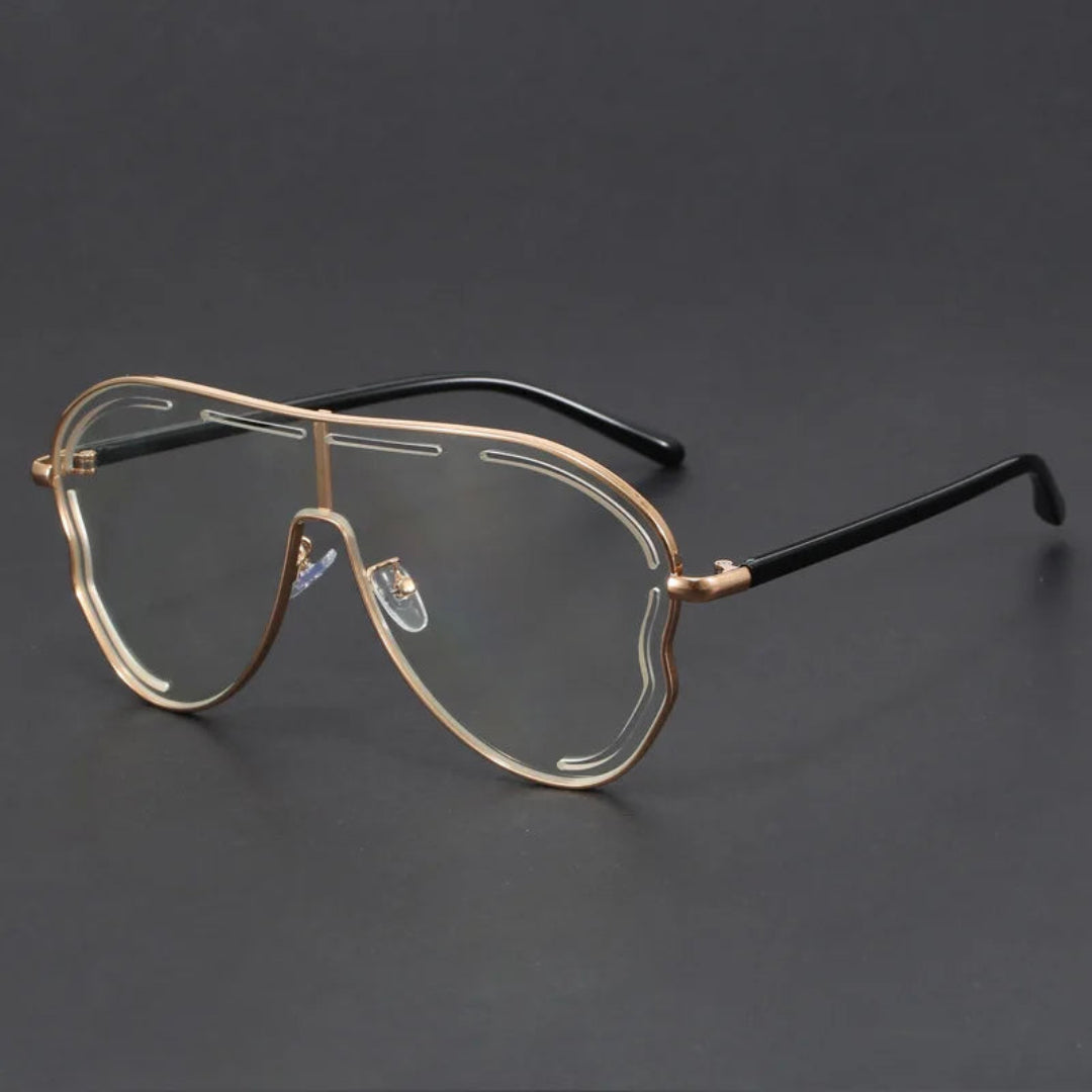 Jules | Oversized Aviator Shield Sunglasses