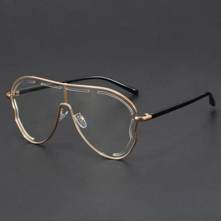 Jules | Oversized Aviator Shield Sunglasses