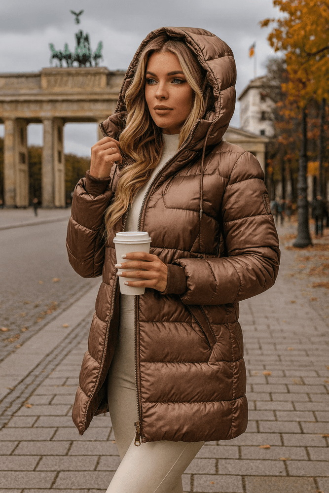 Bianca | Womens Quilted Hooded Puffer Jacket